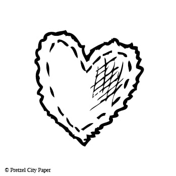 Stitched Heart stamp