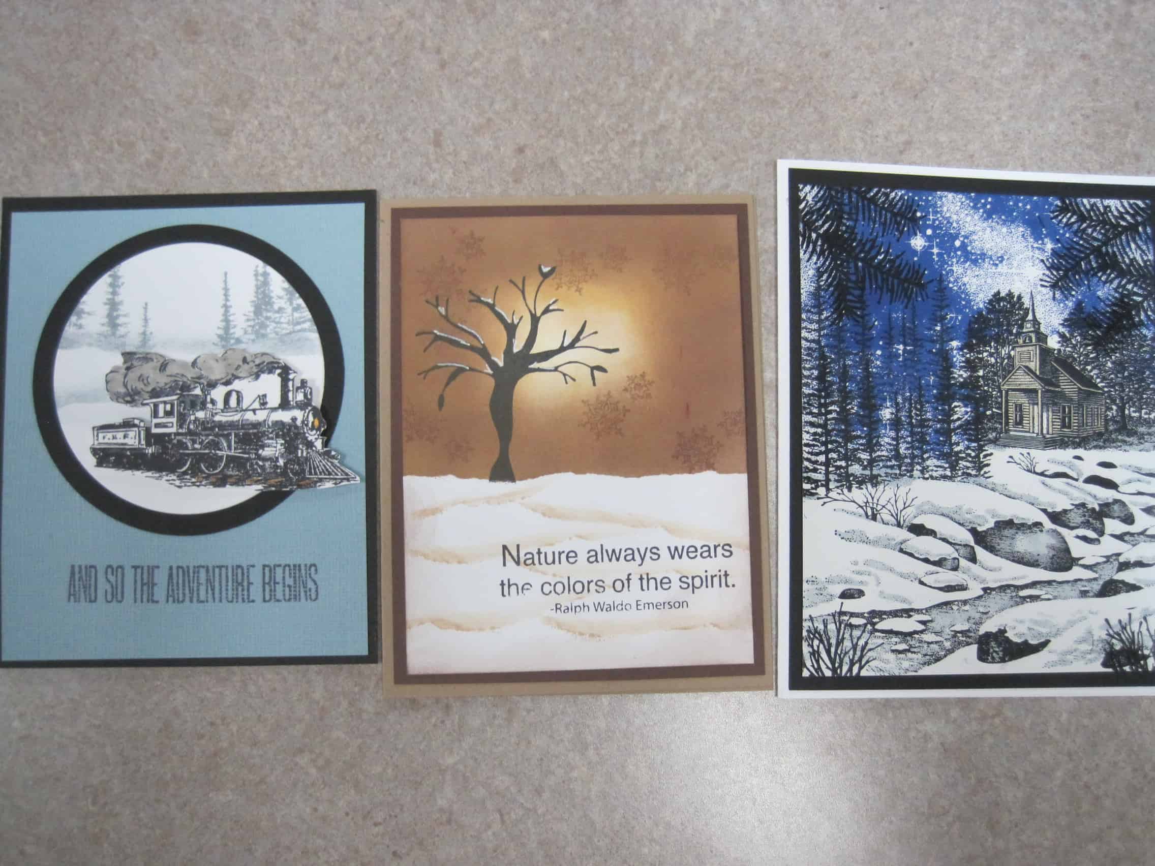 Stampscapes Class Nov. 7, 2015