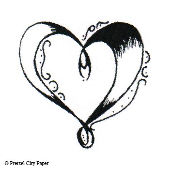 Whimsical Heart stamp