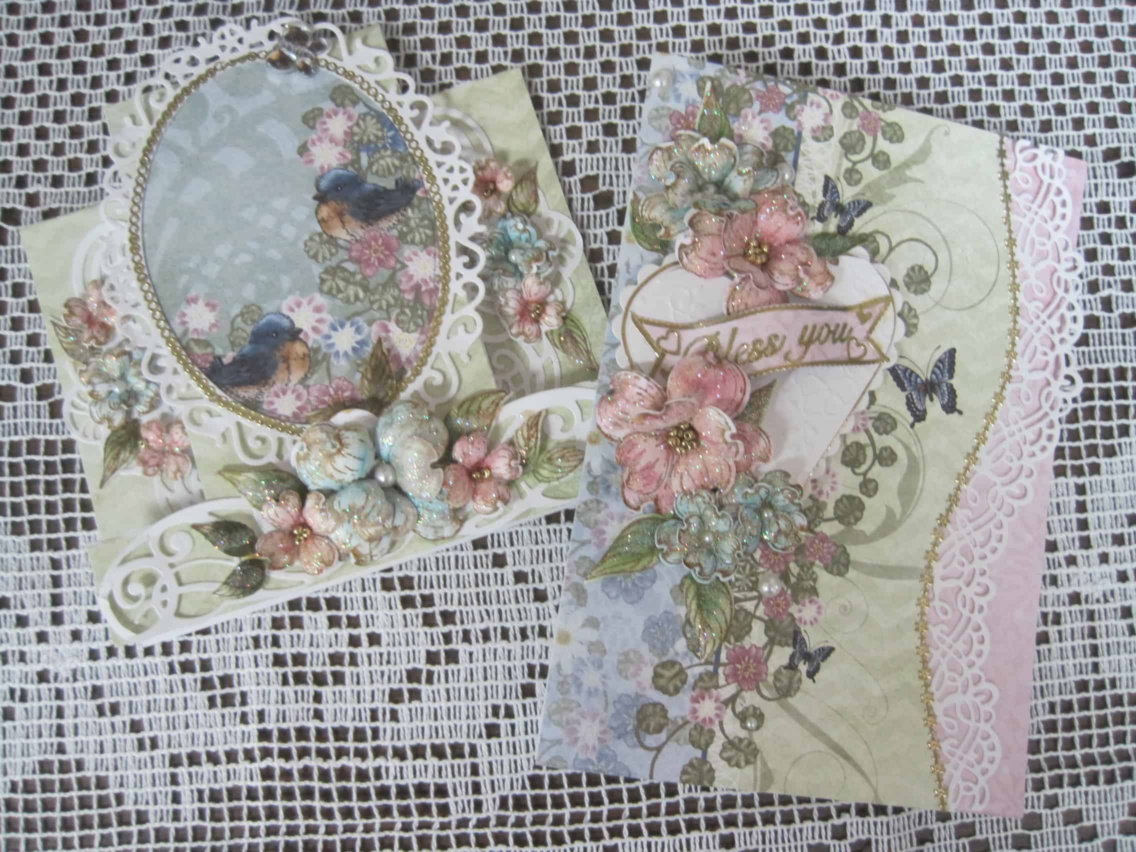 Jan. 20, Sat. Valentine & Heartfelt Garden Fairy cards – Lynda