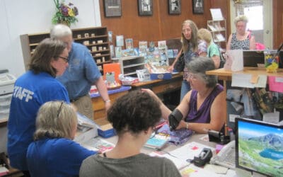 Aug. 3 – 14th Annual Open House & Used Stamp Sale at Pretzel City Paper!