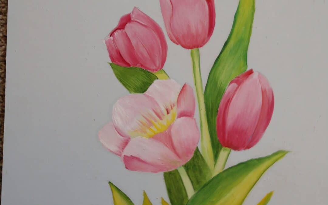 Oil Paint Tulips with Nina S. – Sat., Feb. 15th 9:00 – 11:00 a.m.
