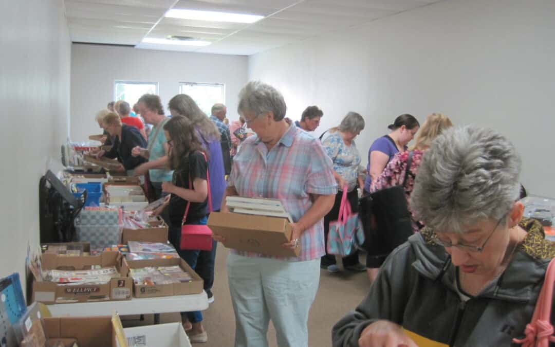 July 17, Sat. our 16th Open House & Used Stamp Sale 9 a.m. – 1 p.m.