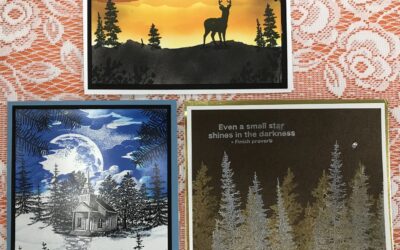 Nov. 18, Thurs. Stampscapes card Class with Char  9:30 am – noon