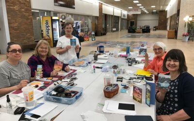 Apr. 23, Sat. Stampscapes card class with Char 10 am