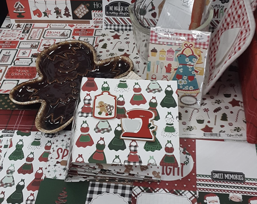 Nov. 22, Sat..  Christmas Recipe Book Class with Janell  10:30 am