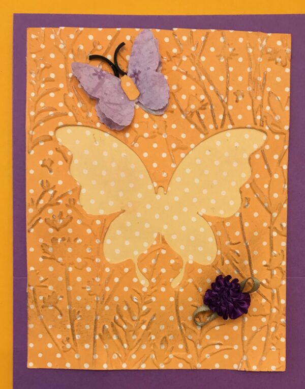 Sizzix Impresslits Butterfly Meadow 665200 Cut & Emboss folder - Image 2